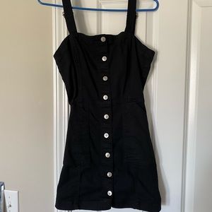 Overall Button Up Dress